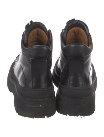 See by Chloé Leather Combat Boots