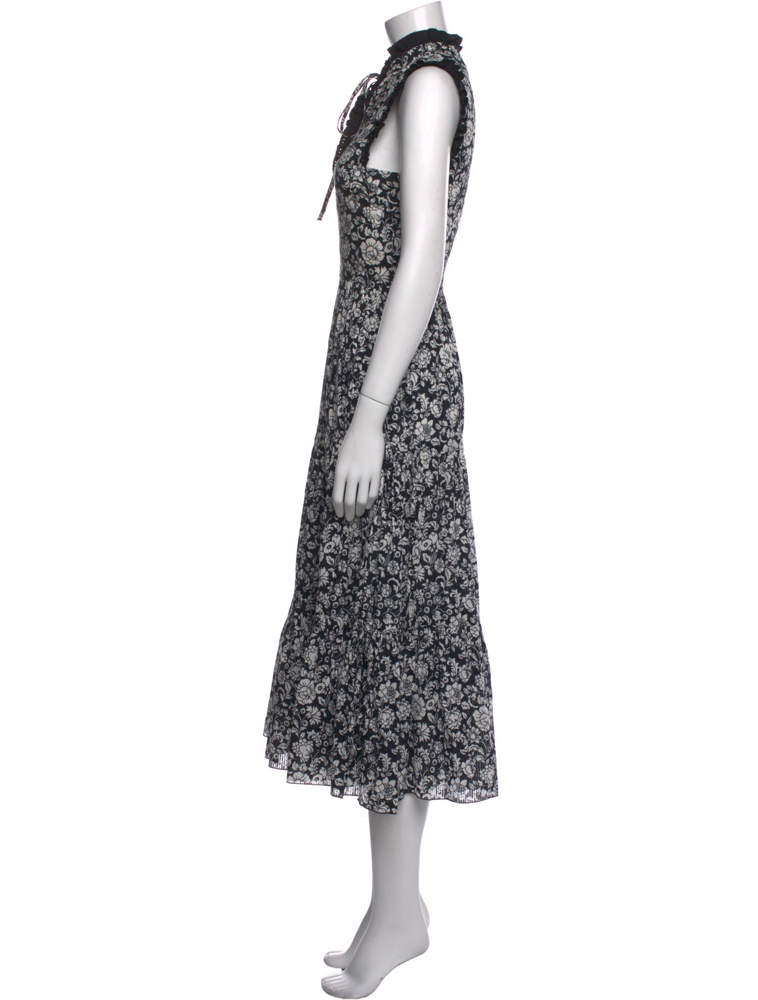 See by Chloé Floral Print Long Dress