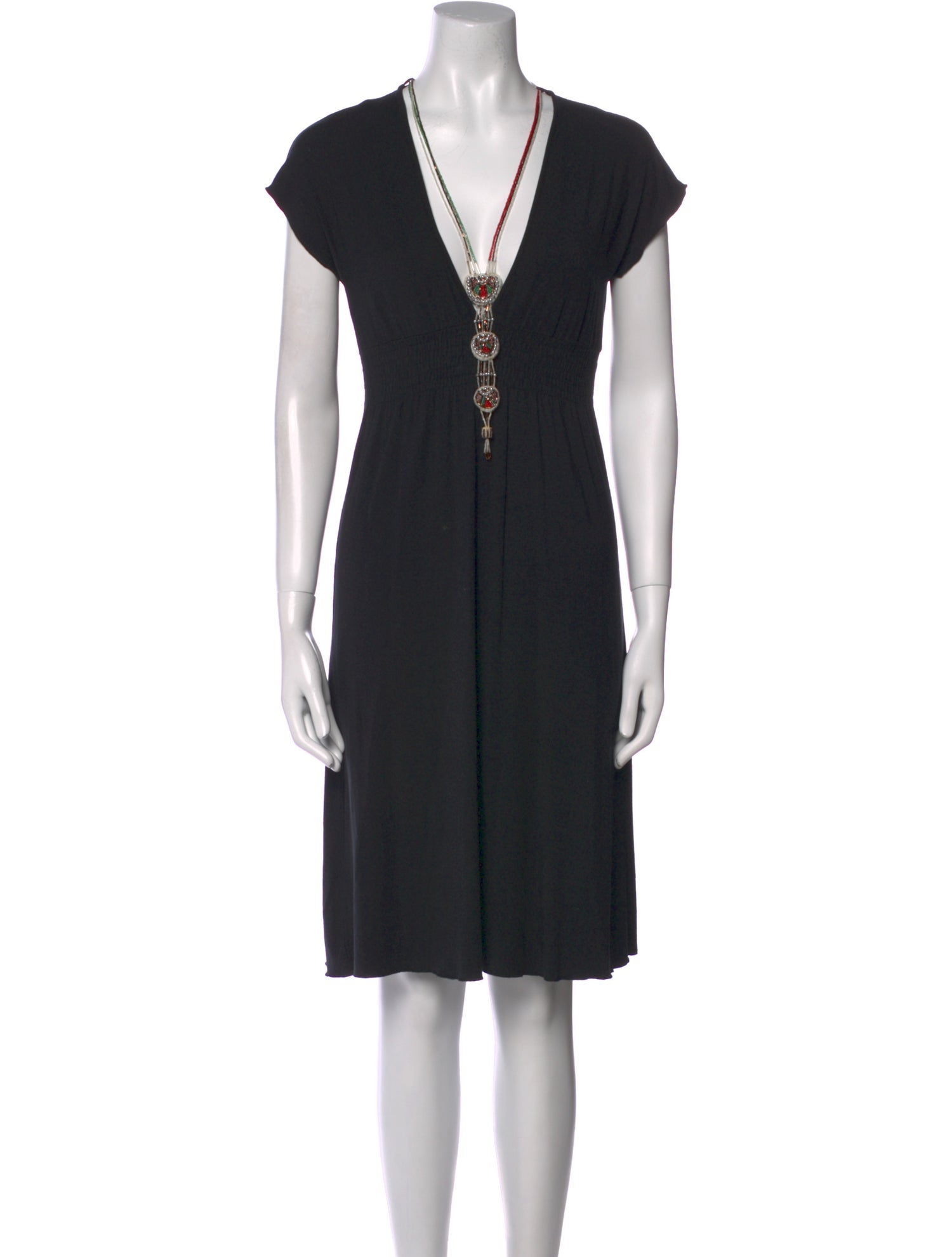 See by Chloé V-Neck Knee-Length Dress