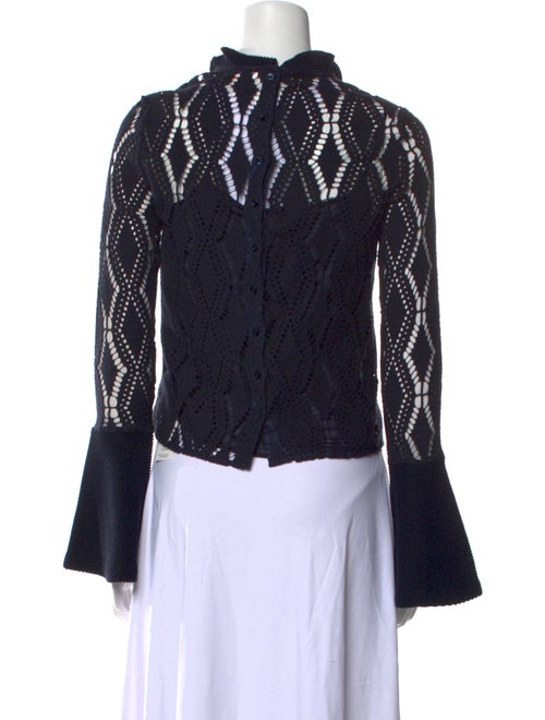 See by Chloé Printed Mock Neck Sweater