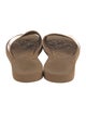 See by Chloé Leather Printed Slides