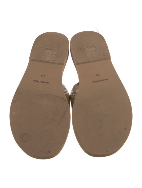 See by Chloé Leather Printed Slides