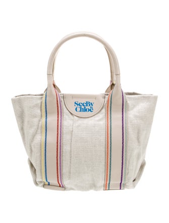See by Chloé Canvas Top Handle Bag
