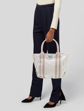 See by Chloé Canvas Top Handle Bag