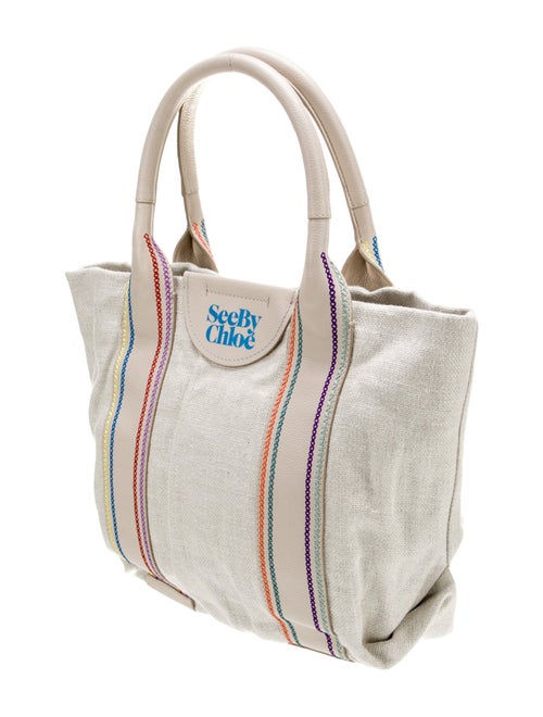 See by Chloé Canvas Top Handle Bag