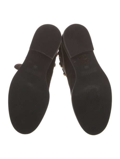 See by Chloé Suede Studded Accents Riding Boots