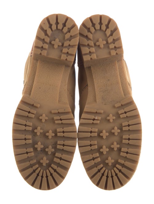 See by Chloé Suede Leather Trim Embellishment Combat Boots