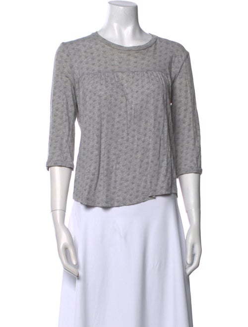 See by Chloé Bateau Neckline Three-Quarter Sleeve T-Shirt