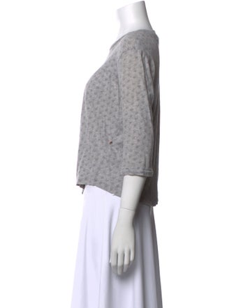 See by Chloé Bateau Neckline Three-Quarter Sleeve T-Shirt