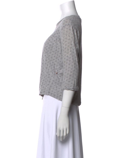 See by Chloé Bateau Neckline Three-Quarter Sleeve T-Shirt