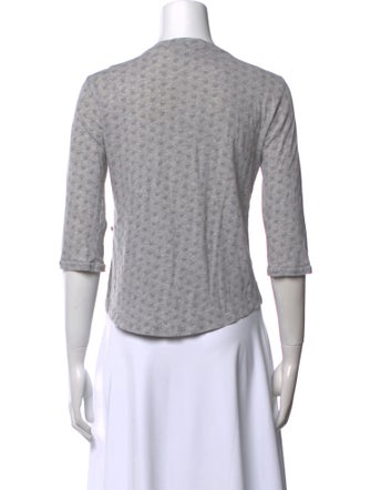 See by Chloé Bateau Neckline Three-Quarter Sleeve T-Shirt