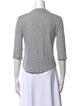 See by Chloé Bateau Neckline Three-Quarter Sleeve T-Shirt