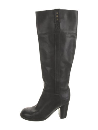 See by Chloé Leather Studded Accents Boots