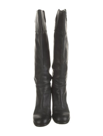 See by Chloé Leather Studded Accents Boots