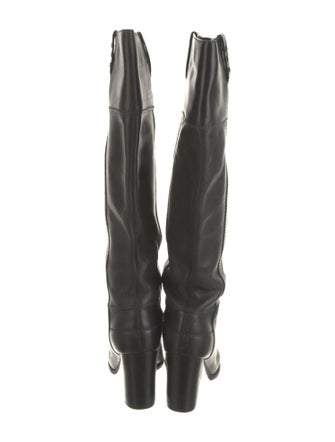 See by Chloé Leather Studded Accents Boots