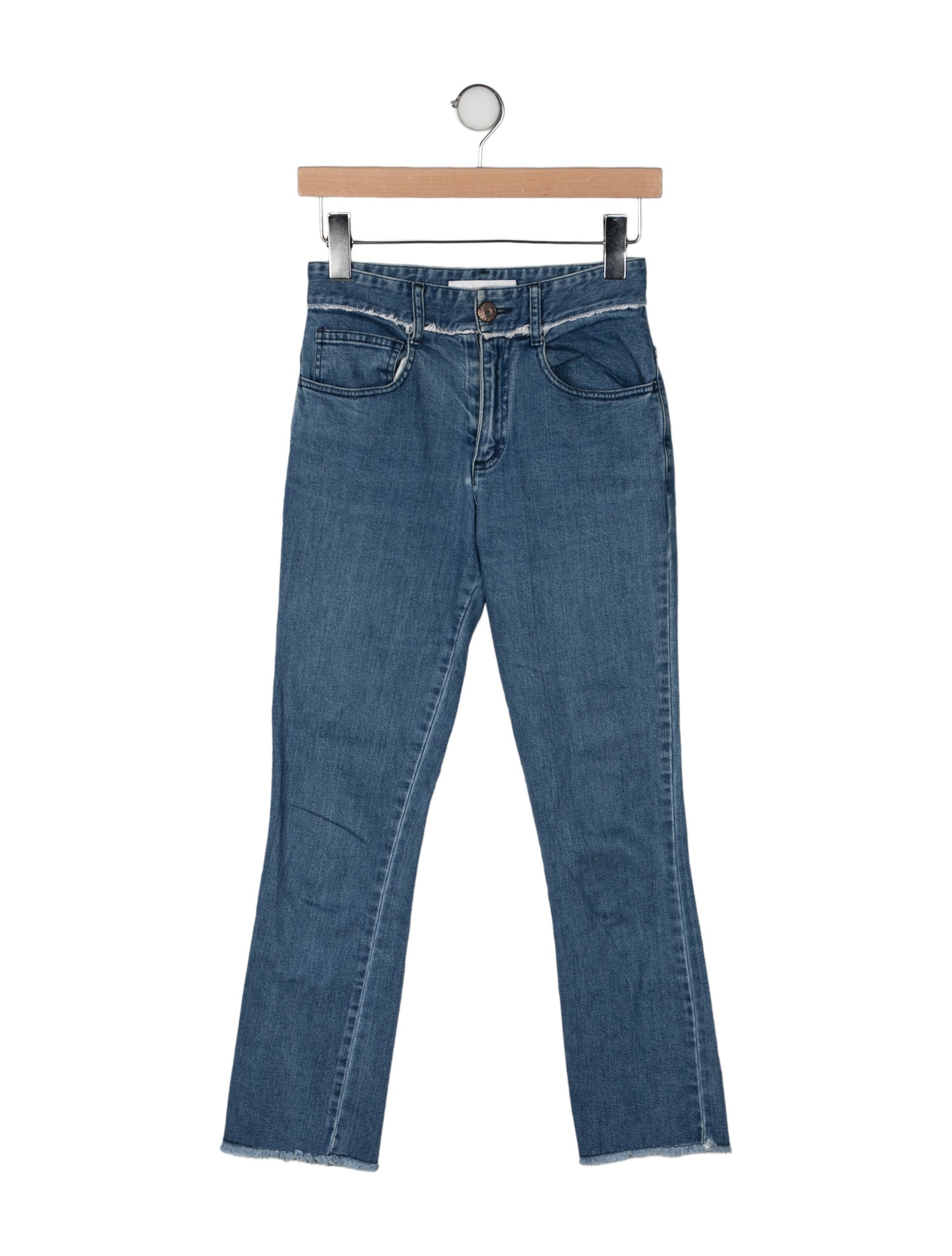 See by Chloé Mid-Rise Straight Leg Jeans