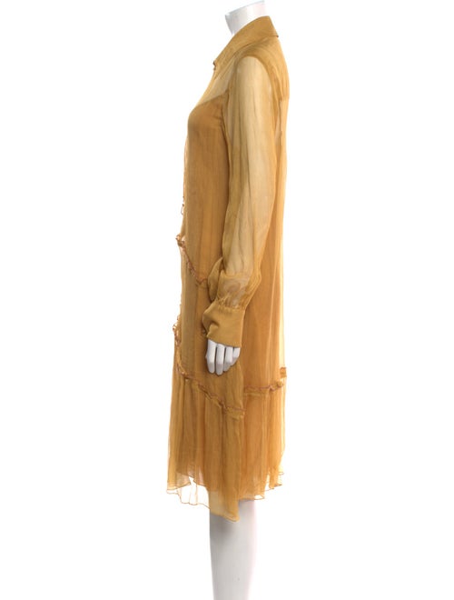 See by Chloé Silk Midi Length Dress