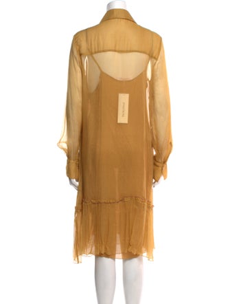 See by Chloé Silk Midi Length Dress