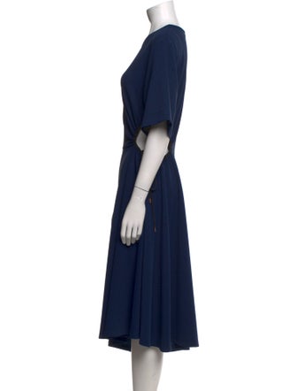 See by Chloé Crew Neck Midi Length Dress