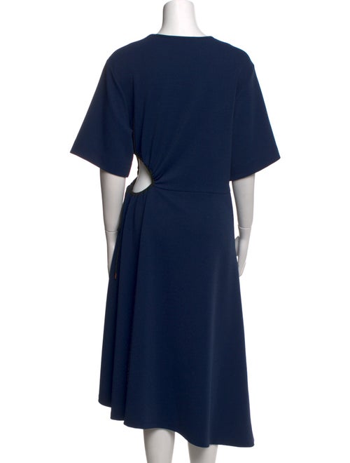 See by Chloé Crew Neck Midi Length Dress