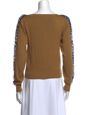 See by Chloé Bateau Neckline Long Sleeve Sweatshirt