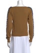 See by Chloé Bateau Neckline Long Sleeve Sweatshirt