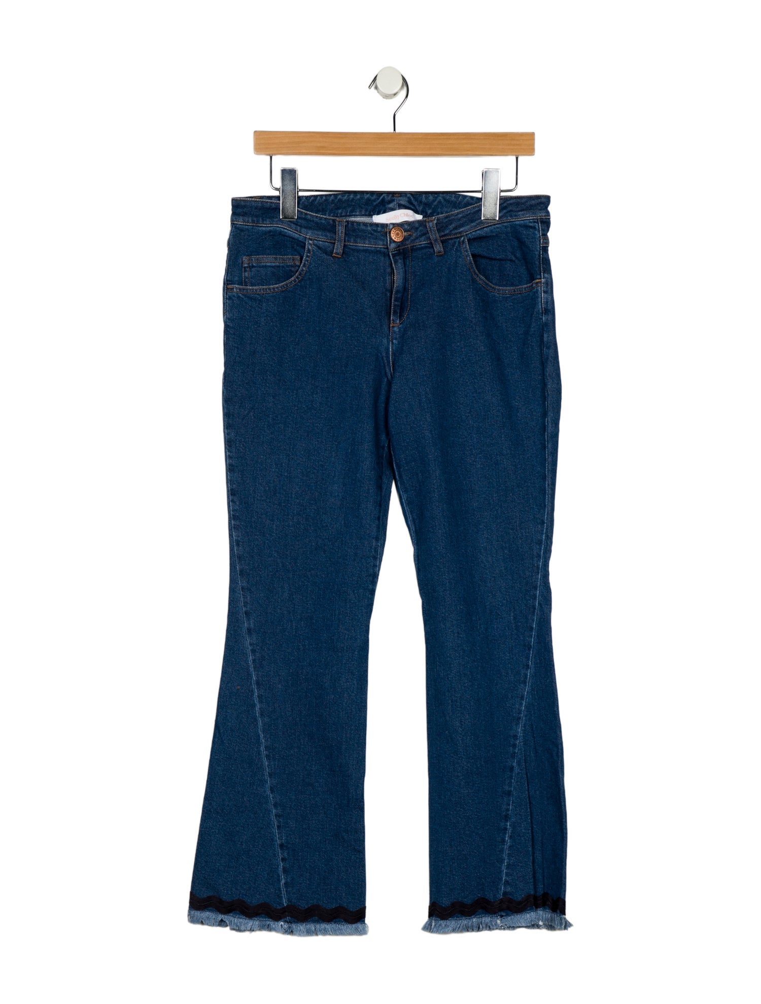 See by Chloé Mid-Rise Wide Leg Jeans