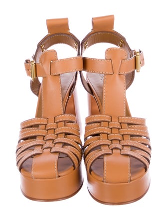 See by Chloé Leather T-Strap Pumps