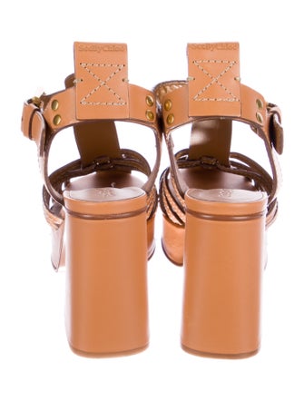 See by Chloé Leather T-Strap Pumps