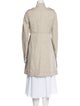 See by Chloé Linen Colorblock Pattern Coat