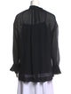 See by Chloé Mock Neck Long Sleeve Blouse