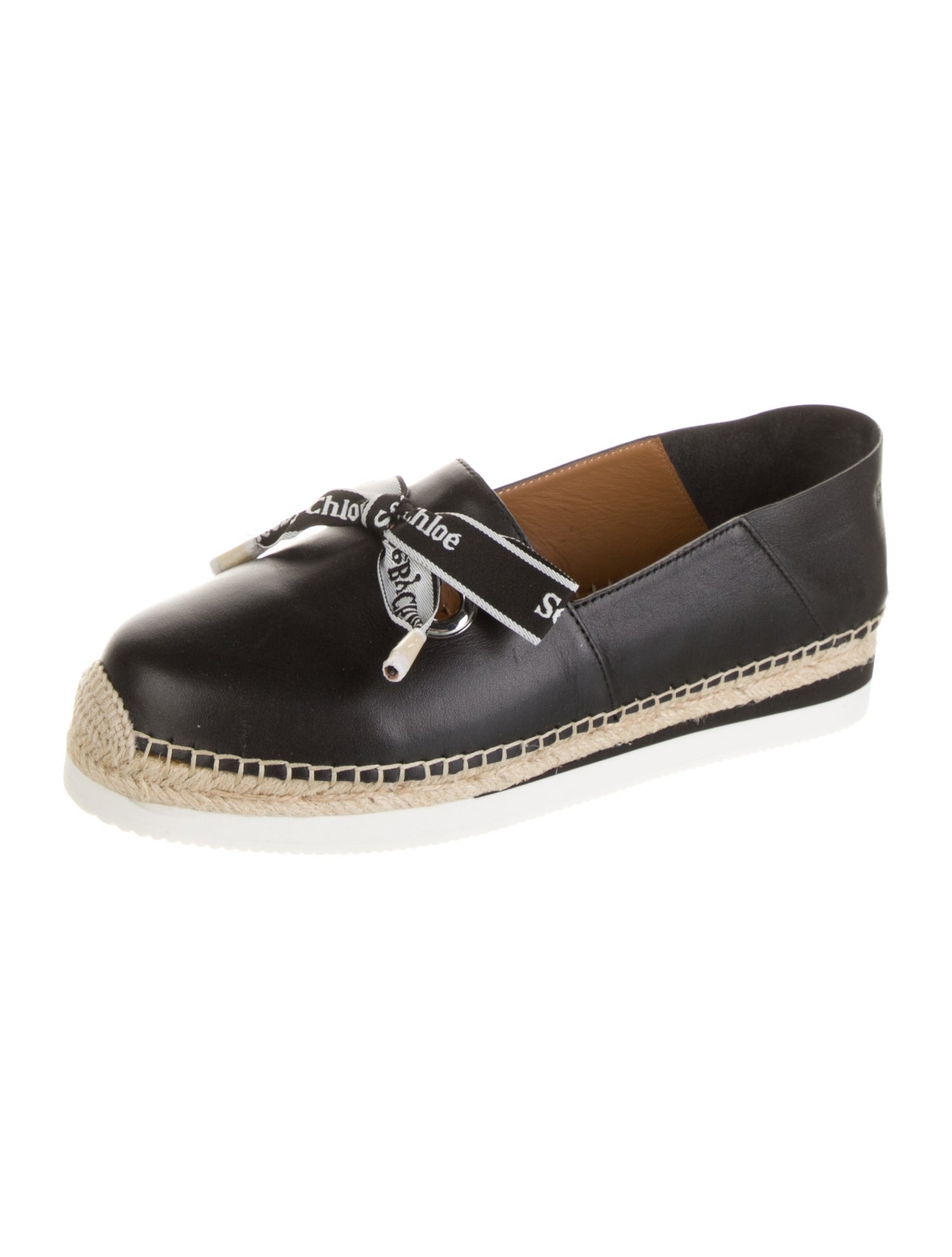 See by Chloé Leather Espadrilles