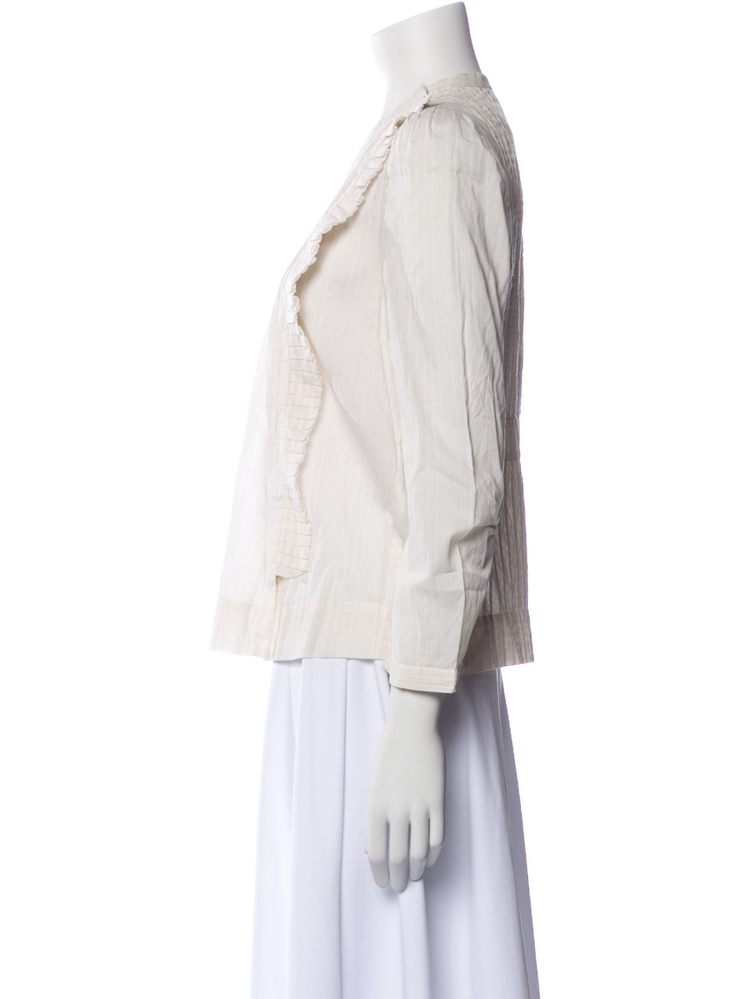 See by Chloé Crew Neck Three-Quarter Sleeve Blouse