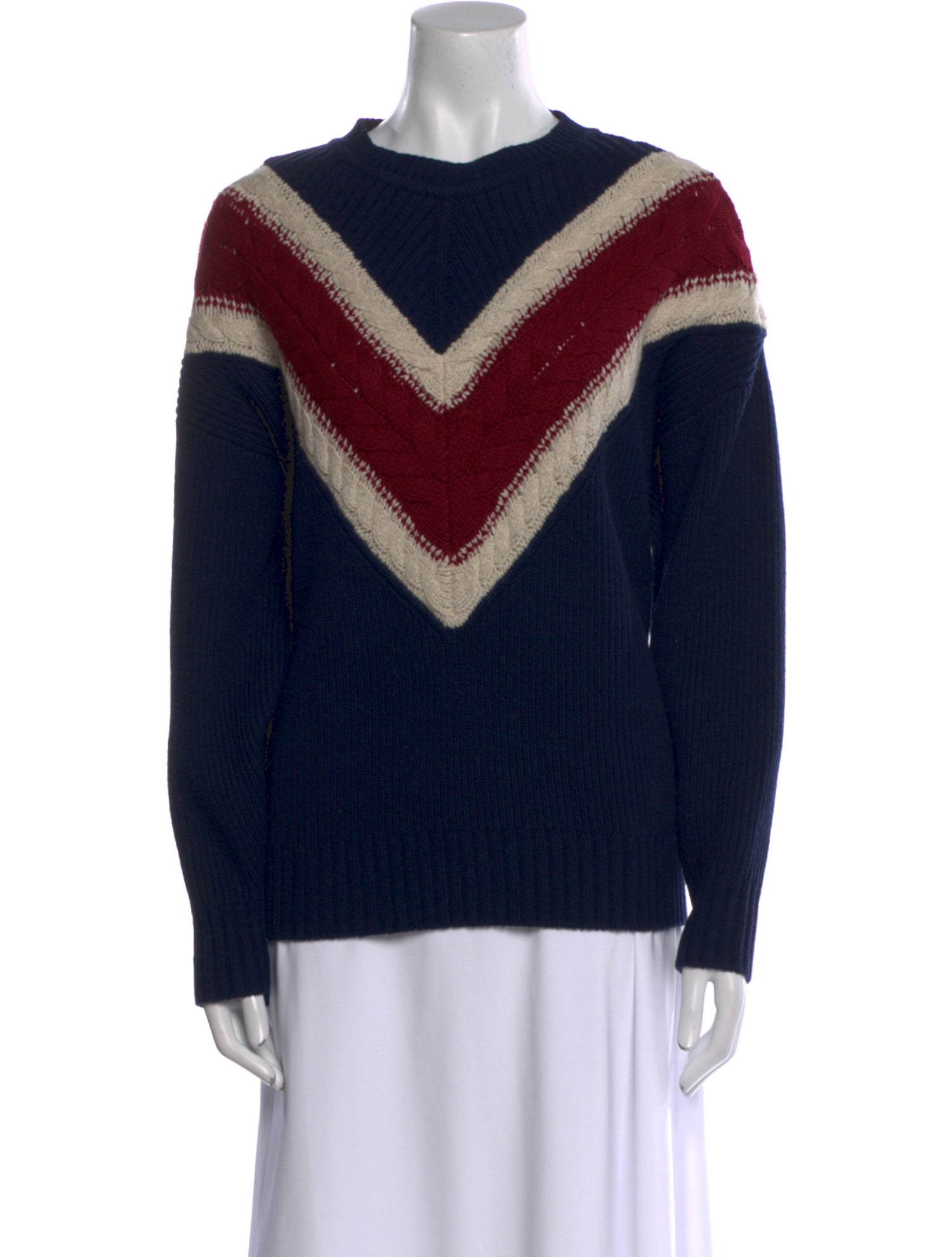 See by Chloé Wool Striped Sweater