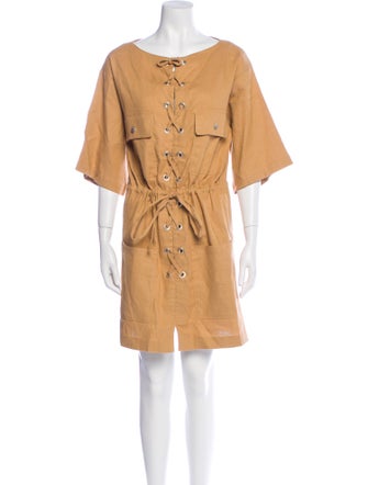 See by Chloé Linen Mini Dress