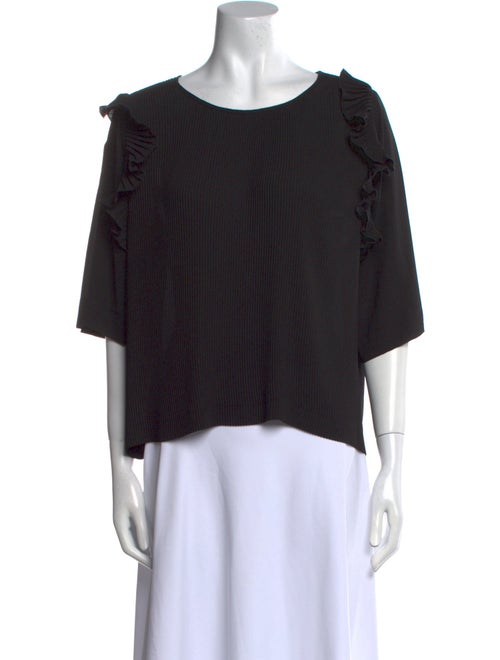 See by Chloé Scoop Neck Three-Quarter Sleeve Blouse