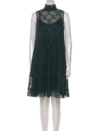 See by Chloé Mock Neck Knee-Length Dress