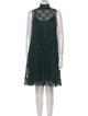 See by Chloé Mock Neck Knee-Length Dress
