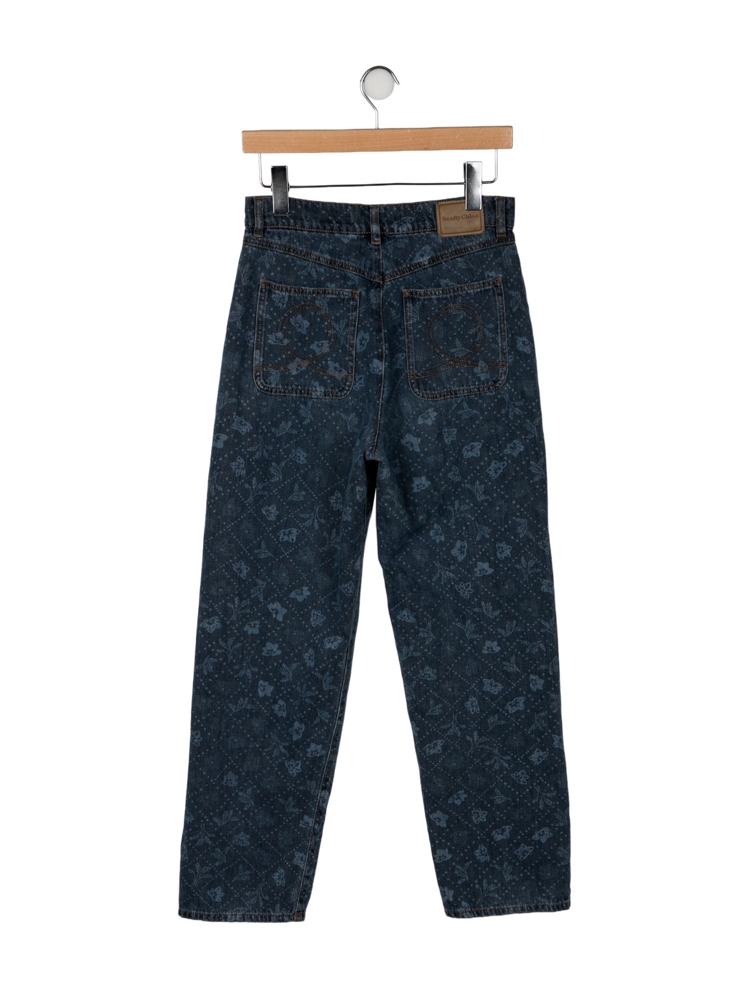 See by Chloé High-Rise Straight Leg Jeans