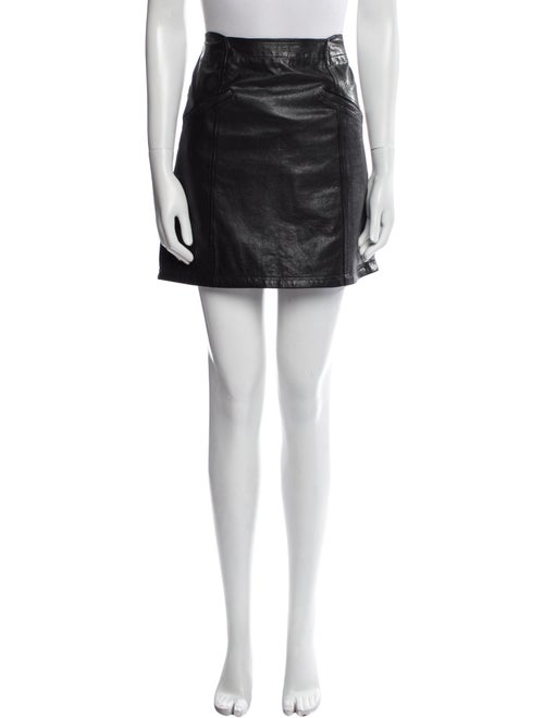 See by Chloé Leather Mini Skirt