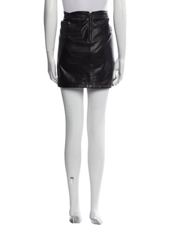 See by Chloé Leather Mini Skirt