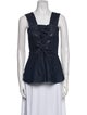 See by Chloé Square Neckline Sleeveless Top