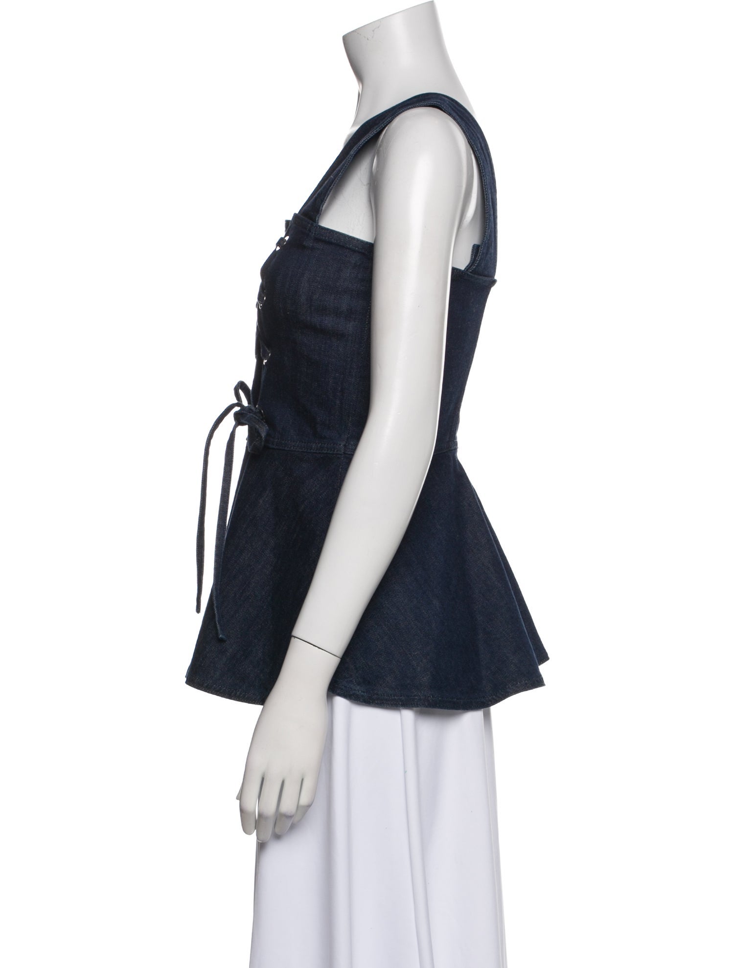 See by Chloé Square Neckline Sleeveless Top