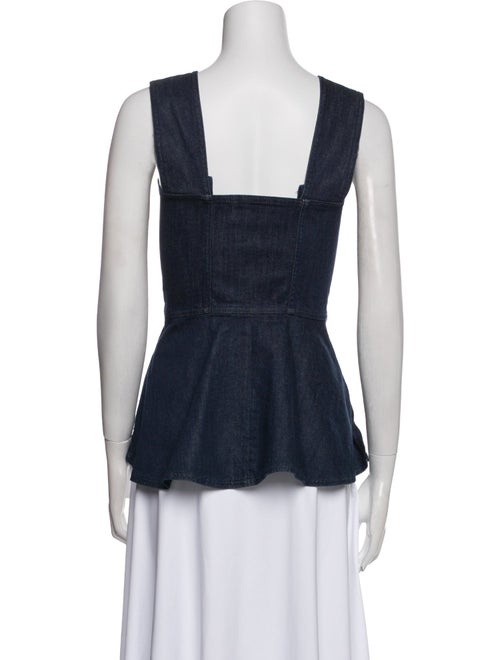 See by Chloé Square Neckline Sleeveless Top