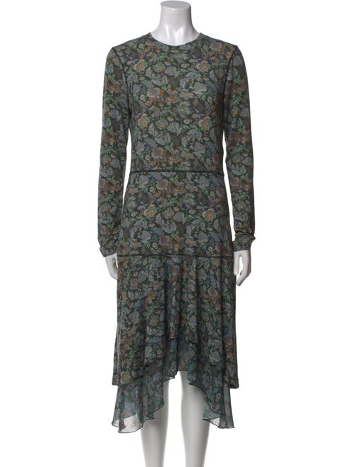 See by Chloé Floral Print Midi Length Dress