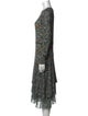 See by Chloé Floral Print Midi Length Dress