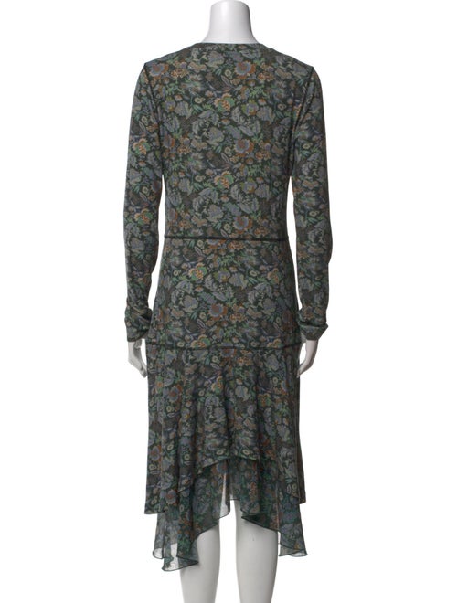 See by Chloé Floral Print Midi Length Dress