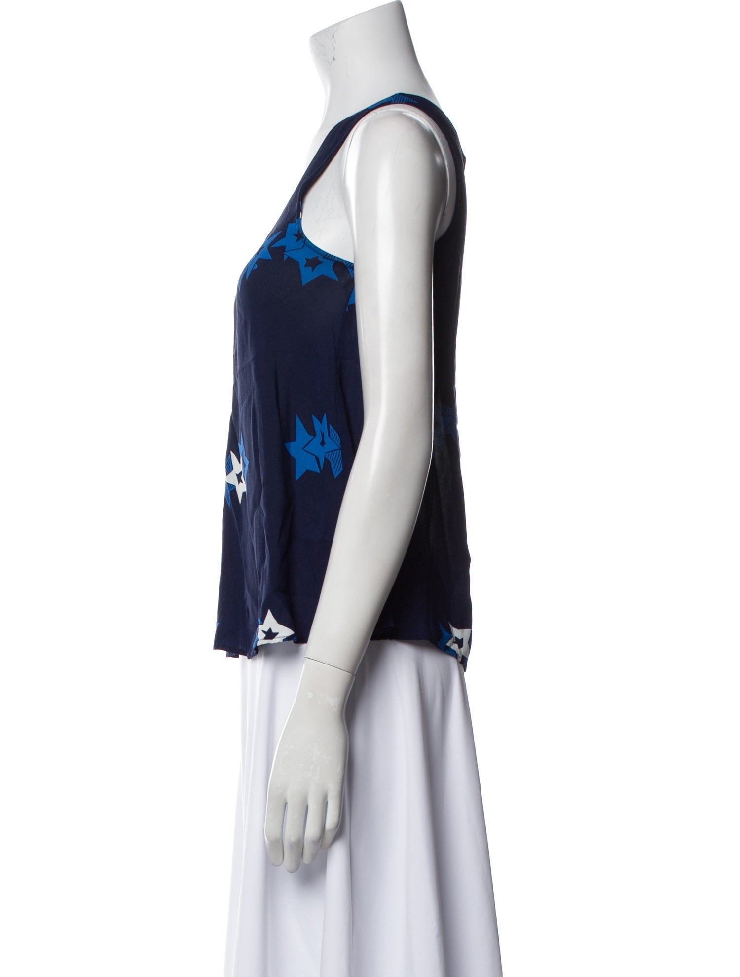 See by Chloé Printed Scoop Neck Top