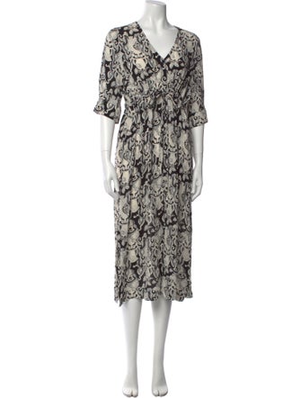 See by Chloé Silk Midi Length Dress