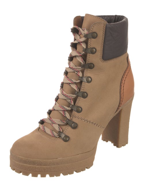See by Chloé Suede Lace-Up Boots